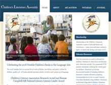 Tablet Screenshot of childrensliteratureassembly.org